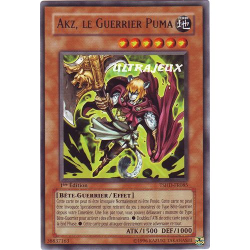 Yu-Gi-Oh! - Tshd-Fr085 - Akz, Le Guerrier Puma - Rare