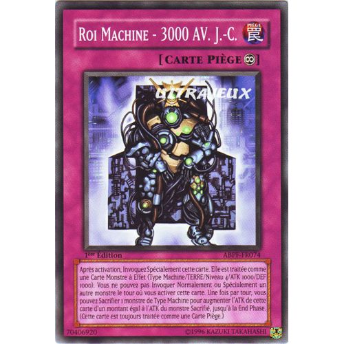 Yu-Gi-Oh! - Abpf-Fr074 - Roi Machine - 3000 Av. J.-C. - Commune