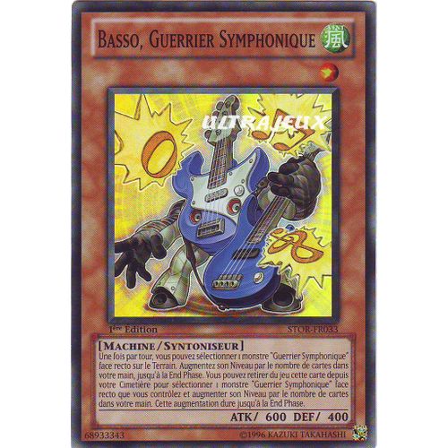 Yu-Gi-Oh! - Stor-Fr033 - Basso, Guerrier Symphonique - Super Rare