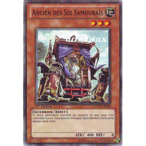 Yu-Gi-Oh! - Exvc-Fr028 - Ancien Des Six Samouraïs - Commune