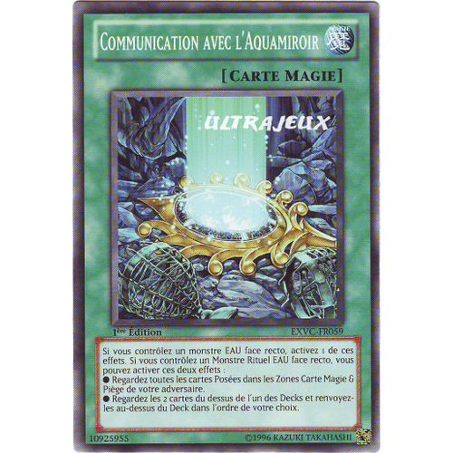 Yu-Gi-Oh! - Exvc-Fr059 - Communication Avec L'aquamiroir - Commune