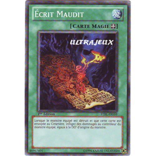 Yu-Gi-Oh! - Stbl-Fr059 - Ecrit Maudit - Commune