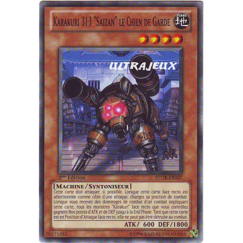 Yu-Gi-Oh! - Stor-Fr027 - Karakuri 313 "Saizan" Le Chien De Garde - Commune