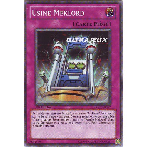 Yu-Gi-Oh! - Exvc-Fr067 - Usine Meklord - Commune