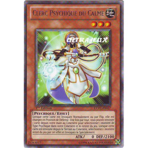 Yu-Gi-Oh! - Exvc-Fr027 - Clerc Psychique Du Calme - Rare