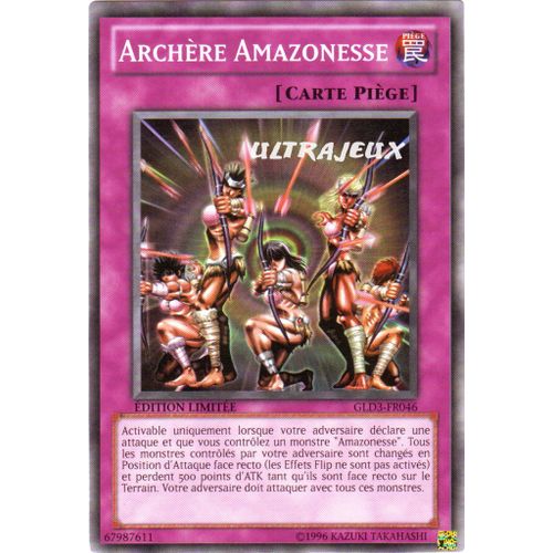 Yu-Gi-Oh! - Gld3-Fr046 - Archère Amazonesse - Commune