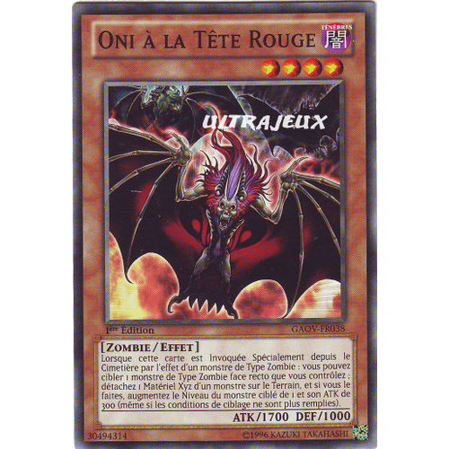 Yu-Gi-Oh! - Gaov-Fr038 - Oni À La Tête Rouge - Commune