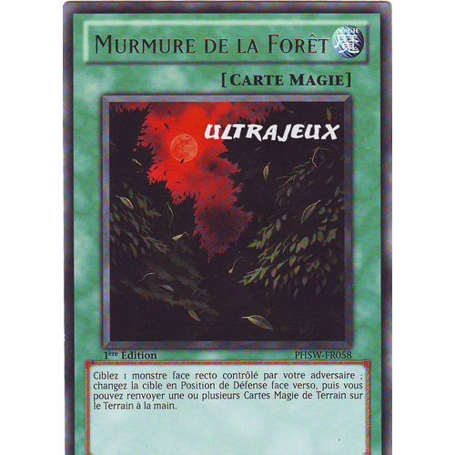Yu-Gi-Oh! - Phsw-Fr058 - Murmure De La Forêt - Rare