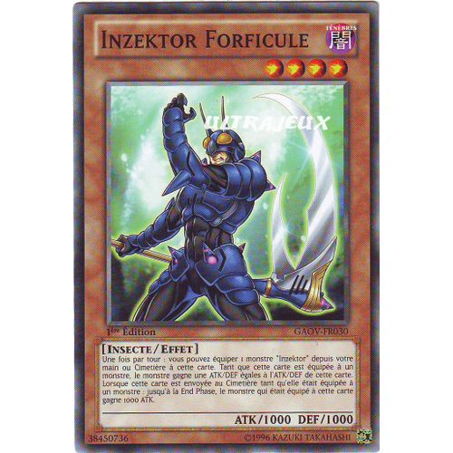 Yu-Gi-Oh! - Gaov-Fr030 - Inzektor Forficule - Commune