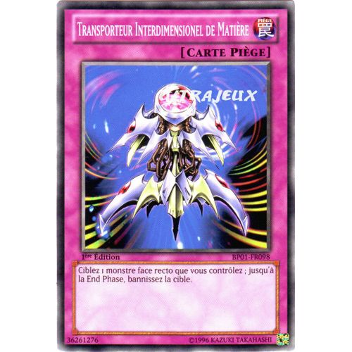 Yu-Gi-Oh! - Bp01-Fr098 - Transporteur Interdimensionel De Matière - Commune