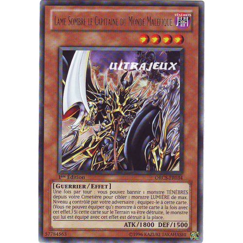 Yu-Gi-Oh! - Orcs-Fr034 - Lame Sombre Le Capitaine Du Monde Maléfique - Rare