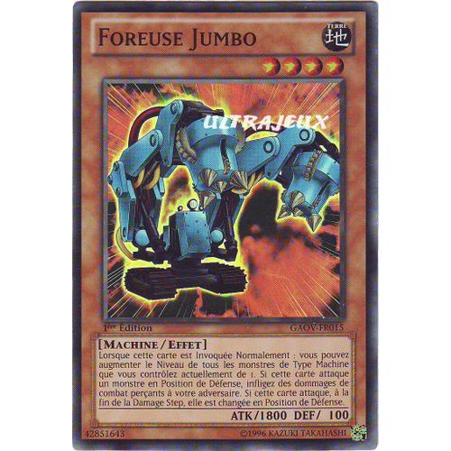 Yu-Gi-Oh! - Gaov-Fr015 - Foreuse Jumbo - Super Rare