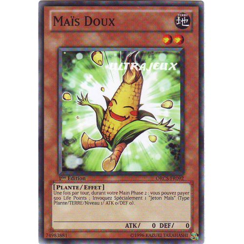 Yu-Gi-Oh! - Orcs-Fr092 - Maïs Doux - Commune
