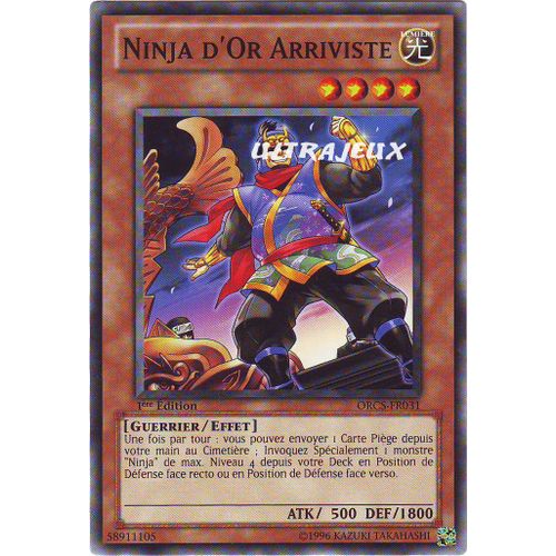 Yu-Gi-Oh! - Orcs-Fr031 - Ninja D'or Arriviste - Commune