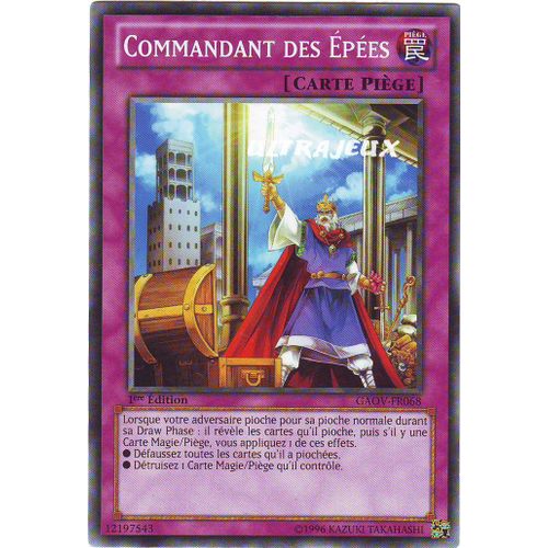 Yu-Gi-Oh! - Gaov-Fr068 - Commandant Des Épées - Commune