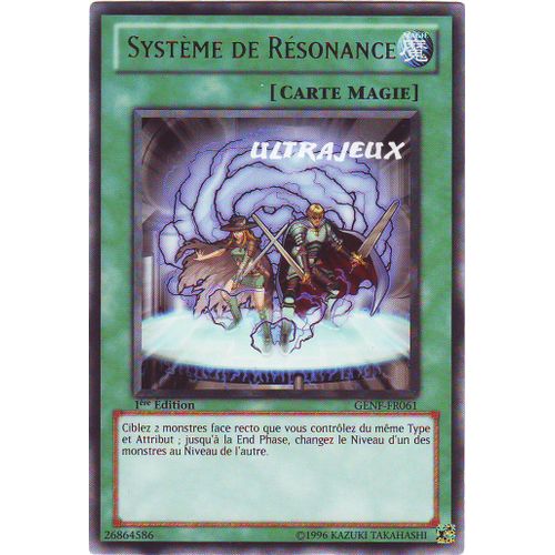 Yu-Gi-Oh! - Genf-Fr061 - Système De Résonnance - Rare