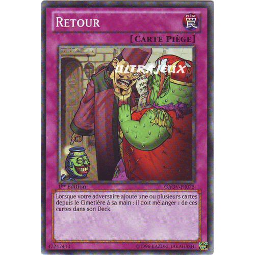 Yu-Gi-Oh! - Gaov-Fr075 - Retour - Commune