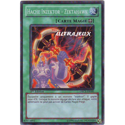 Yu-Gi-Oh! - Orcs-Fr000 - Hache Inzektor - Zektahawk - Super Rare