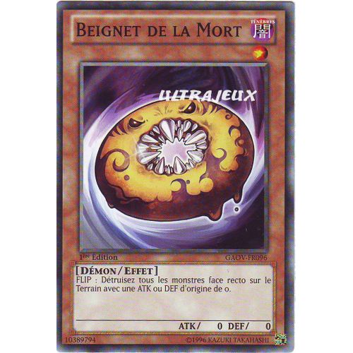 Yu-Gi-Oh! - Gaov-Fr096 - Beignet De La Mort - Commune