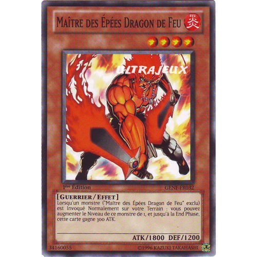 Yu-Gi-Oh! - Genf-Fr032 - Maître Des Epées Dragon De Feu - Commune