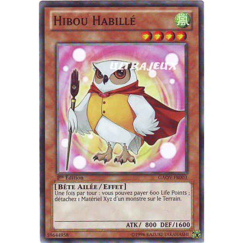 Yu-Gi-Oh! - Gaov-Fr003 - Hibou Habillé - Commune