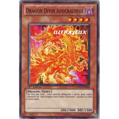 Yu-Gi-Oh! - Orcs-Fr036 - Dragon Divin Apocralyphe - Commune