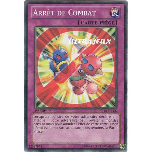 Yu-Gi-Oh! - Abyr-Fr066 - Arrêt De Combat - Commune