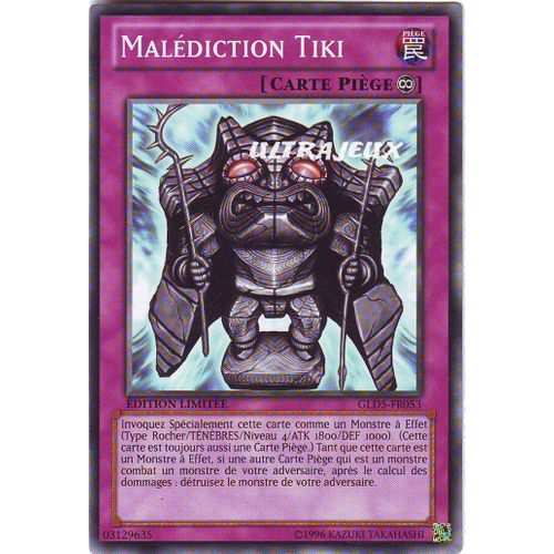 Yu-Gi-Oh! - Gld5-Fr053 - Malédiction Tiki - Commune
