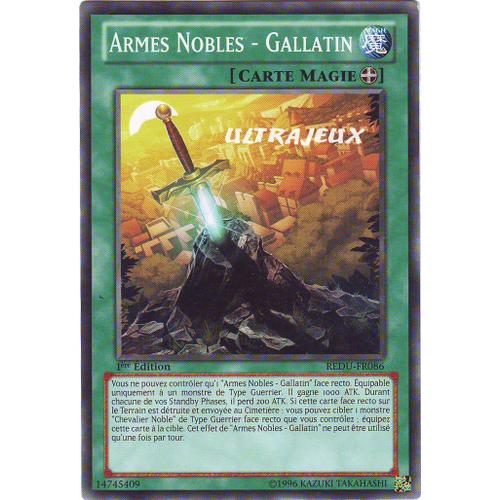 Yu-Gi-Oh! - Redu-Fr086 - Armes Nobles - Gallatin - Commune