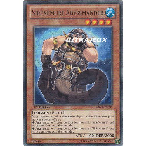 Yu-Gi-Oh! - Abyr-Fr081 - Sirènemure Abyssmander - Rare