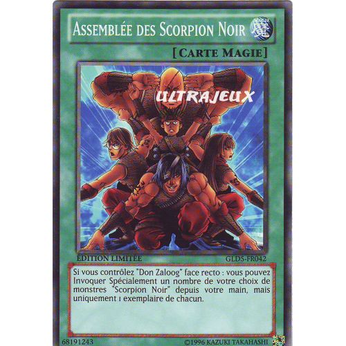 Yu-Gi-Oh! - Gld5-Fr042 - Assemblée Des Scorpion Noir - Commune