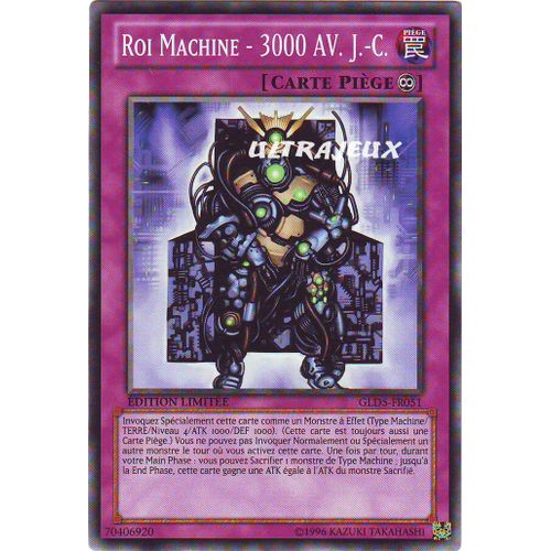 Yu-Gi-Oh! - Gld5-Fr051 - Roi Machine - 3000 Av. J.-C. - Commune