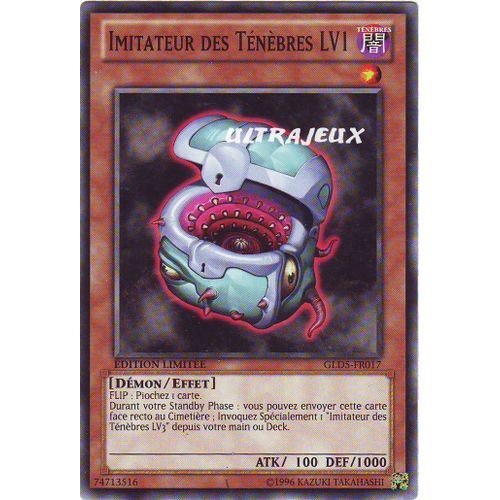Yu-Gi-Oh! - Gld5-Fr017 - Imitateur Des Ténèbres Lv1 - Commune