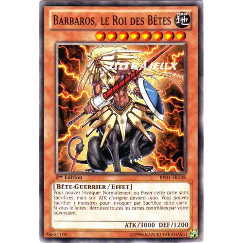 Yu-Gi-Oh! - Bp01-Fr148 - Barbaros, Le Roi Des Bêtes - Commune
