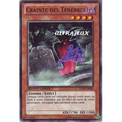 Yu-Gi-Oh! - Gld5-Fr009 - Crainte Des Ténèbres - Commune