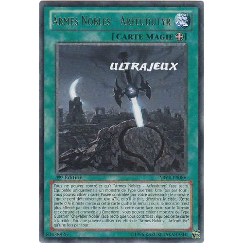 Yu-Gi-Oh! - Abyr-Fr086 - Armes Nobles - Arfeudutyr - Rare