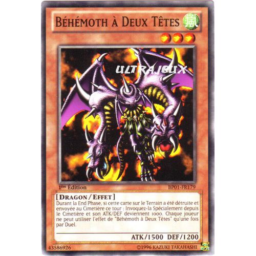 Yu-Gi-Oh! - Bp01-Fr179 - Béhémoth À Deux Têtes - Commune