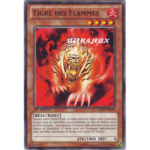 Yu-Gi-Oh! - Gaov-Fr039 - Tigre Des Flammes - Commune