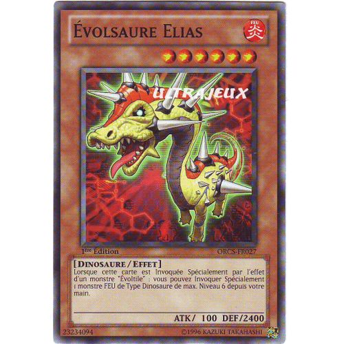 Yu-Gi-Oh! - Orcs-Fr027 - Evolsaure Elias - Commune