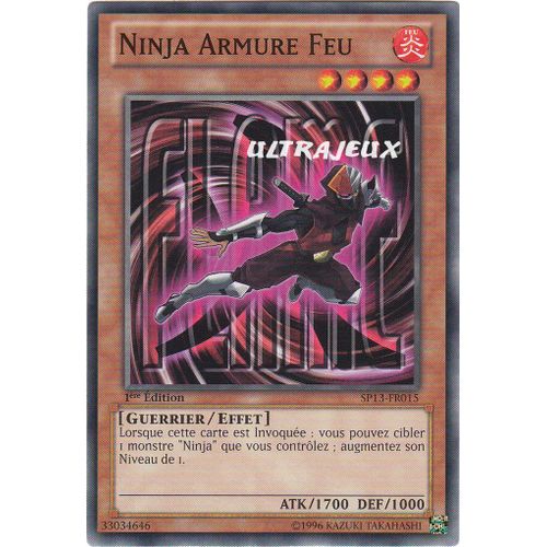 Yu-Gi-Oh! - Sp13-Fr015 - Ninja Armure Feu - Commune