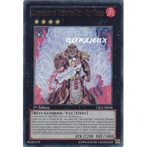 Yu-Gi-Oh! - Cblz-Fr048 - Confrérie Du Poing De Feu - Roi Tigre - Ultra Rare