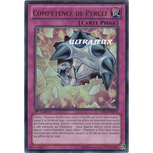 Yu-Gi-Oh! - Cblz-Fr078 - Compétence De Percée - Ultra Rare