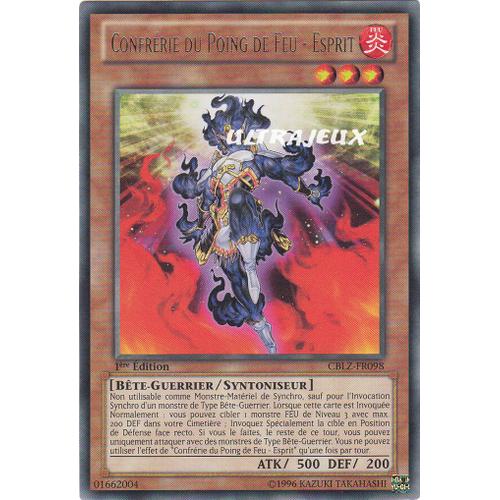 Yu-Gi-Oh! - Cblz-Fr098 - Confrérie Du Poing De Feu - Esprit - Rare