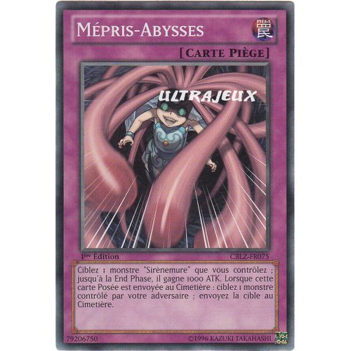 Yu-Gi-Oh! - Cblz-Fr075 - Mépris-Abysses - Commune