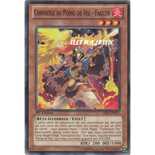 Yu-Gi-Oh! - Cblz-Fr021 - Confrérie Du Poing De Feu - Faucon - Commune