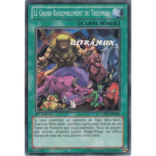Yu-Gi-Oh! - Cblz-Fr063 - Le Grand Rassemblement Du Troupeau - Commune