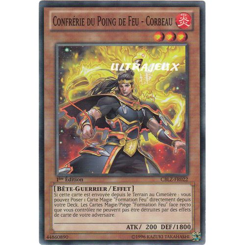 Yu-Gi-Oh! - Cblz-Fr022 - Confrérie Du Poing De Feu - Corbeau - Commune