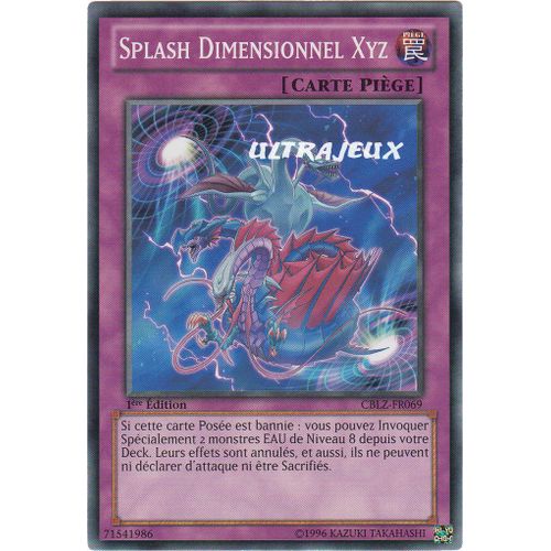 Yu-Gi-Oh! - Cblz-Fr069 - Splash Dimensionnel Xyz - Commune