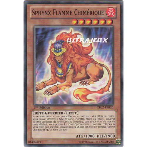 Yu-Gi-Oh! - Cblz-Fr030 - Sphynx Flamme Chimérique - Commune