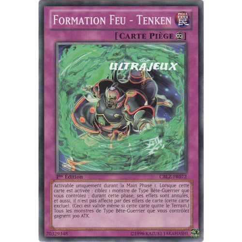 Yu-Gi-Oh! - Cblz-Fr072 - Formation Feu - Tenken - Commune